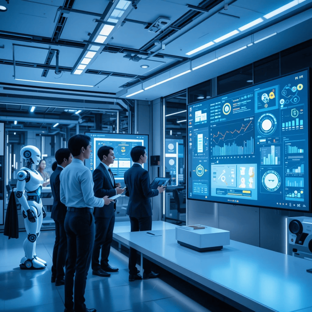 NLP and Chatbots Illustration