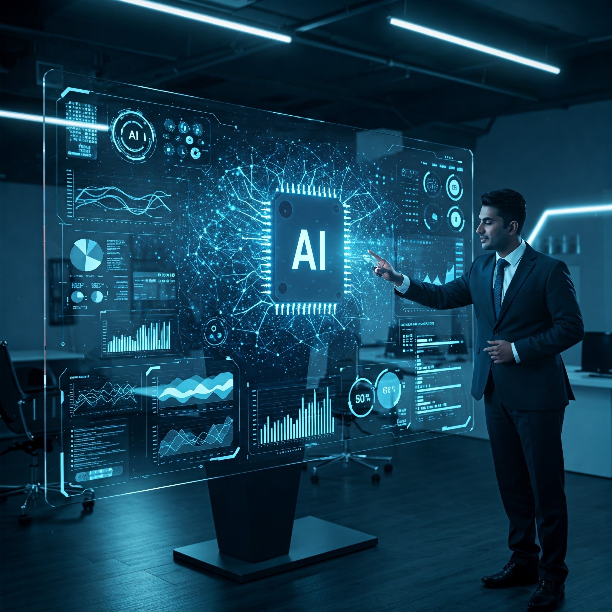 NLP and Chatbots Illustration