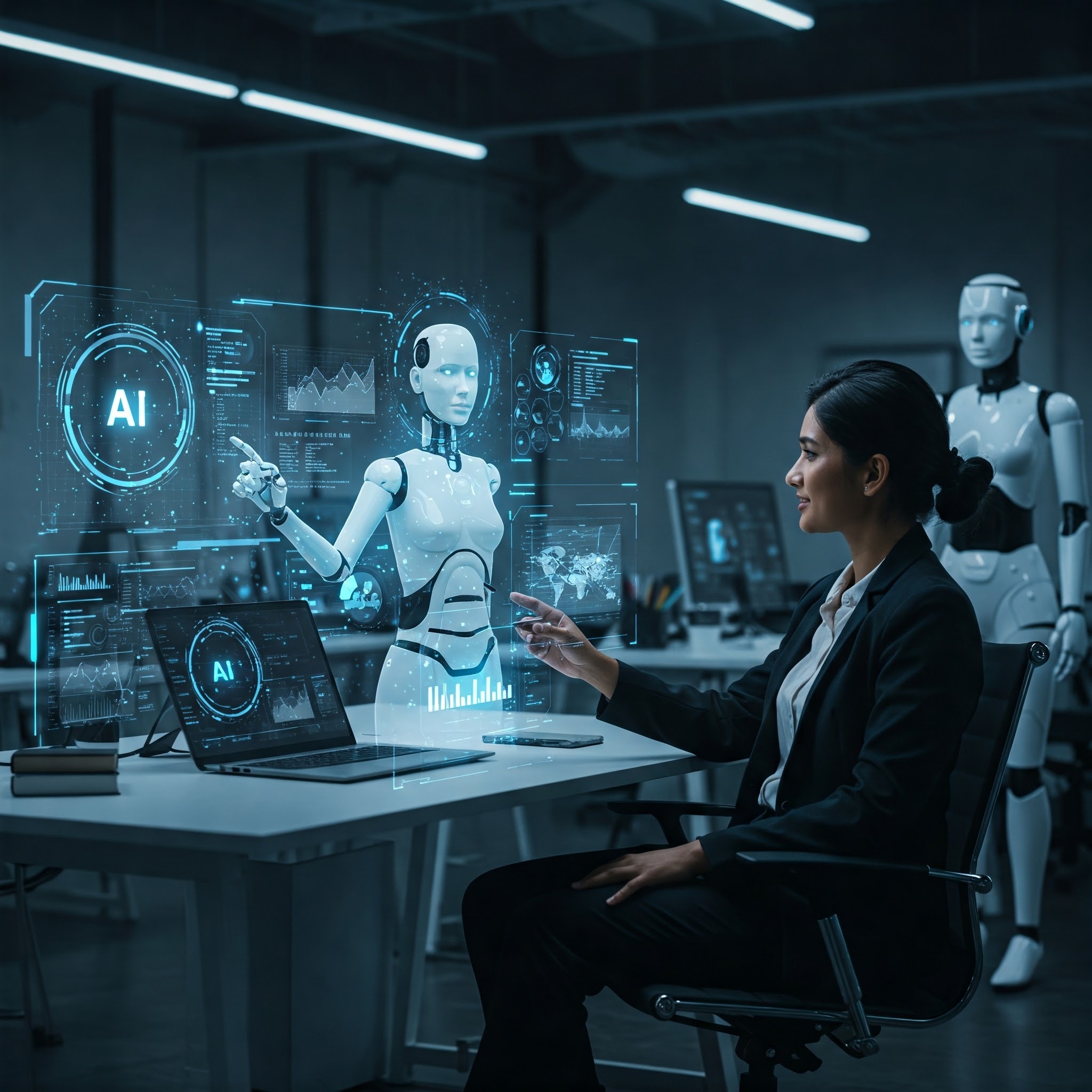 AI Agent Development Illustration